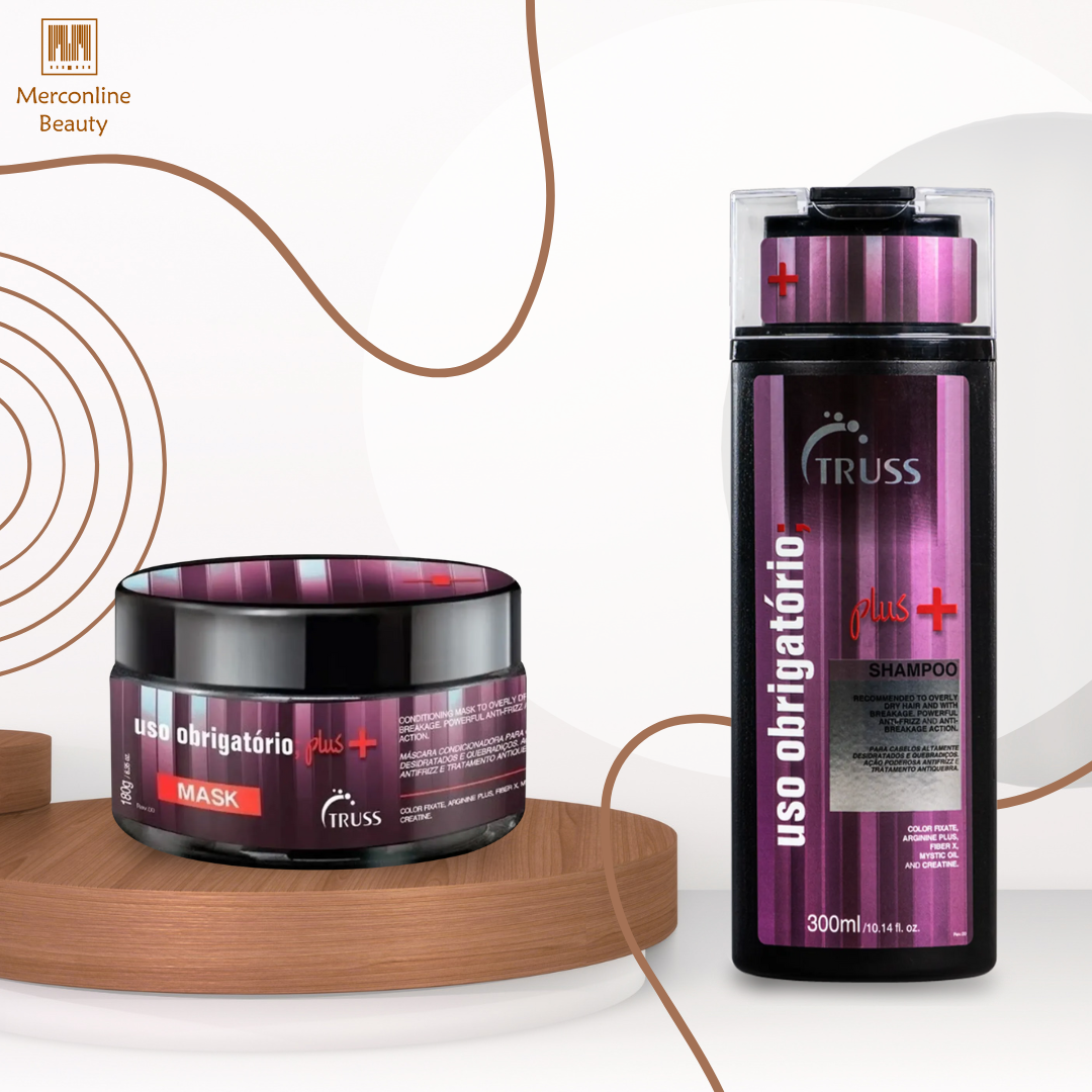Combo Uso Obrigatório; Plus Shampoo 300ml+ Mask 180g