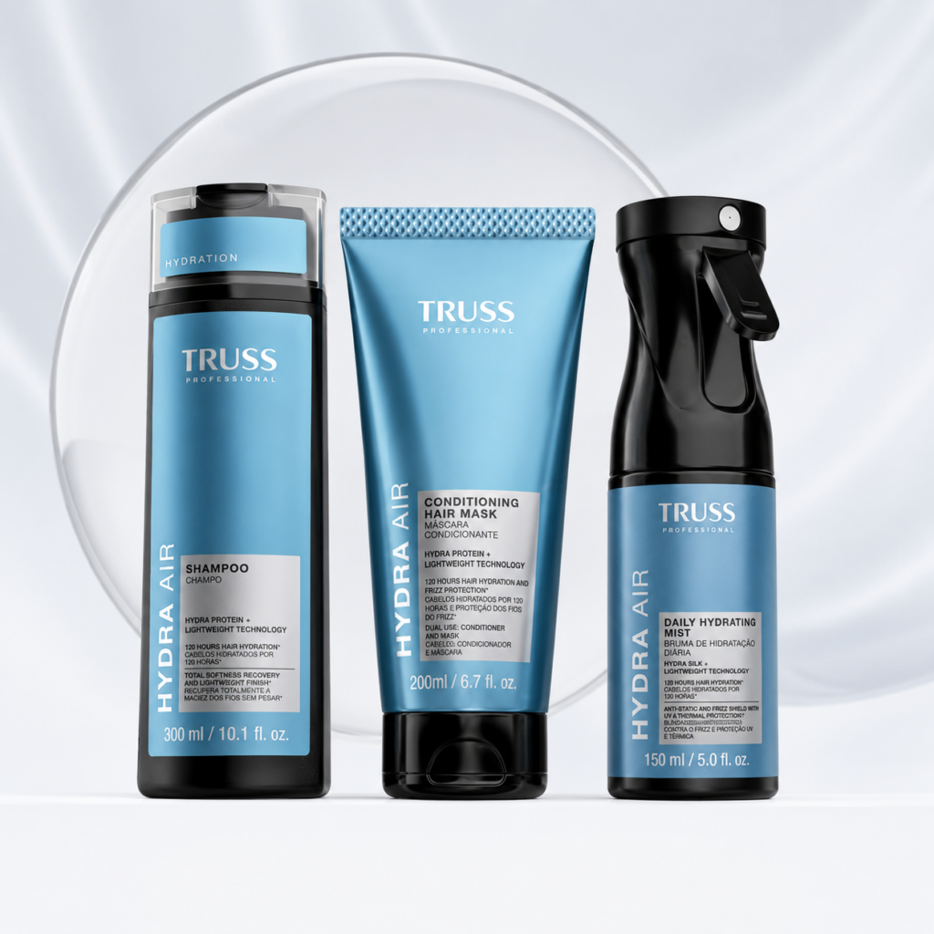 Combo Hydra Air: Shampoo 300ml + CondMask Máscara Condicionante 200ml + Bruma Aromatizadora 150ml